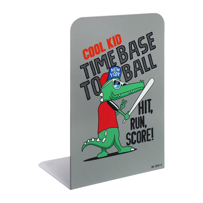 Подставки для книг Подставки для книг "Зубастик", 2 штуки, серые