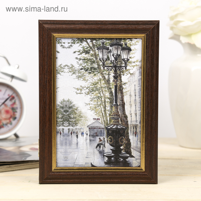 Ключница Ключница "Фонари Барселоны" 15х21 см венге