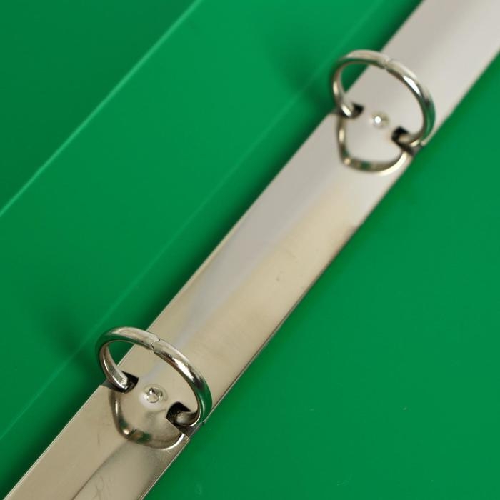 Папка на 4 кольцах А4, Calligrata, 25 мм, 500 мкм, зелёная Папка на 4 кольцах А4, Calligrata, 25 мм, 500 мкм, зелёная