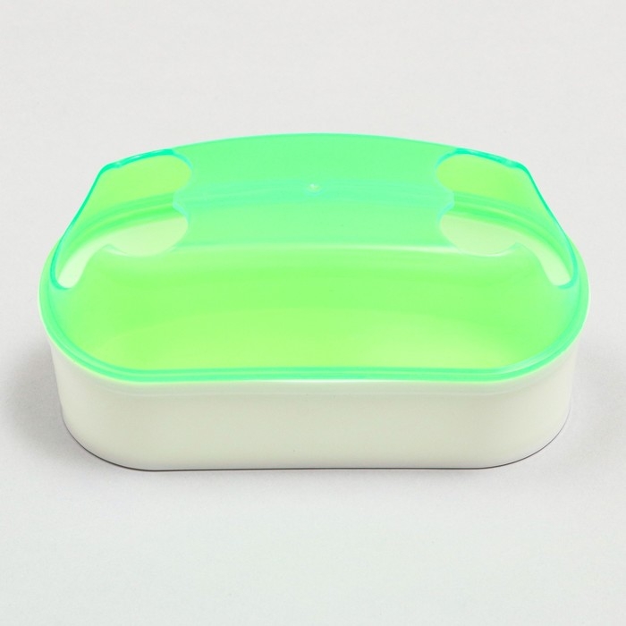 Туалет-туннель с лопаткой для грызунов Туалет-туннель с лопаткой для грызунов "Пижон", 14,5 х 7 х 7 см, зелёный