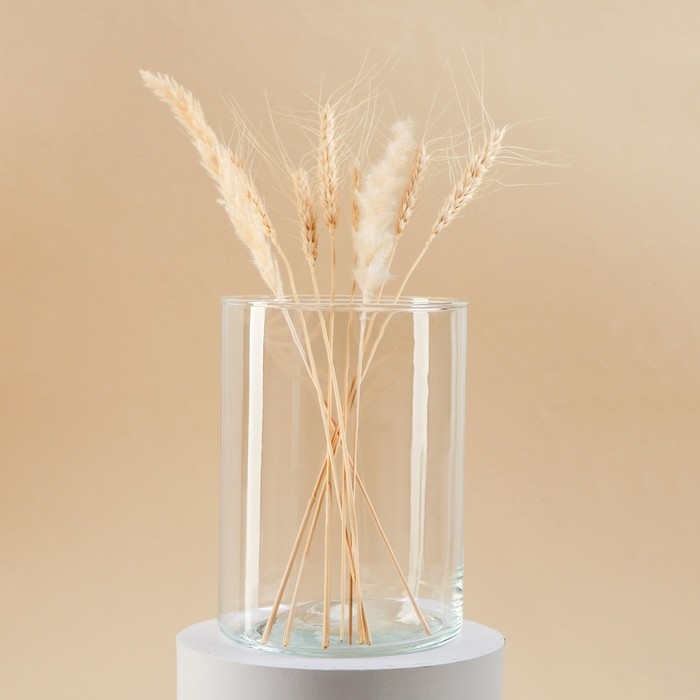 Ваза  Ваза "Трубка 146"  Падерборн средняя d=15см h=20см прозрачная