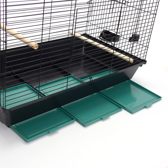 Клетка для птиц, Клетка для птиц, "Рикки max 3", 79 х 44 х 65 см, микс цветов