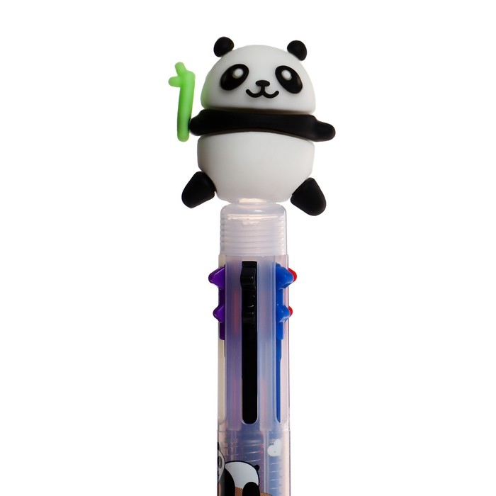 Ручка шариковая автоматическая Calligrata Ручка шариковая автоматическая Calligrata "Панда", 6 цветов, МИКС