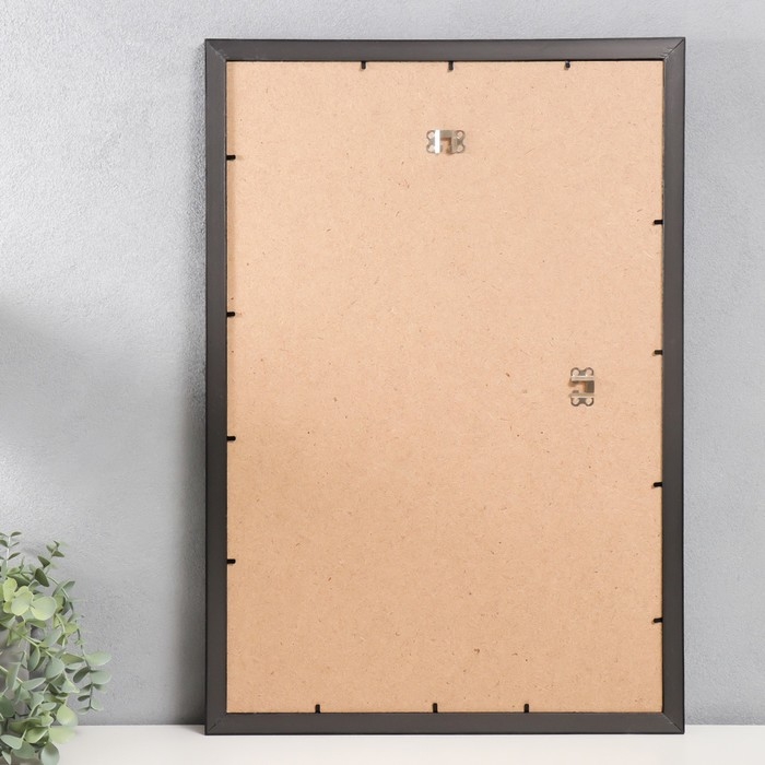 Фоторамка пластик Фоторамка пластик "МИРАМ" 40х60 см, 642446 коричневый (пластиковый экран)