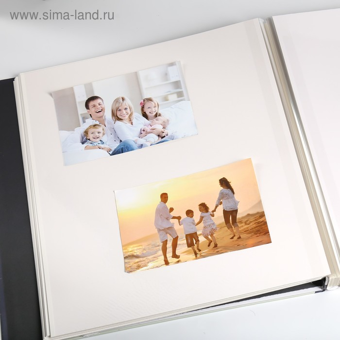 Фотоальбом магнитный 20 листов Фотоальбом магнитный 20 листов "Мишка за чаепитием" плотность 500 гр 33х33х3 см