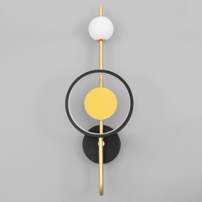 Бра "Лорри" LED 50Вт 3000-6000К черно-золотой 20х11х57 см