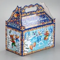 Подарочная новогодняя коробка &laquo;Олимпиада&raquo;, для сладких подарков, 20&times;12&times;19 см