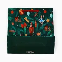 Пакет ламинированный квадратный «Новый год!», 30 × 30 × 12 см Пакет ламинированный квадратный «Новый год!», 30 × 30 × 12 см