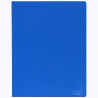 Папка с 100 вкладышами А4, корешок 40 мм, 700 мкм, Calligrata, текстура &laquo;песок&raquo;, синяя