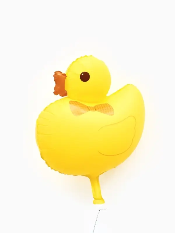 Воздушный шар фольгированный 26" "Уточка" цвет желтый