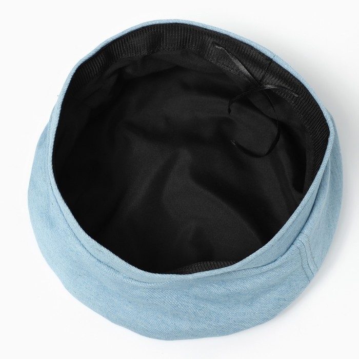 Берет джинсовый, р-р 56см