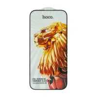 Защитное стекло iPh 16 Pro Max Full Screen G9 HOCO черное