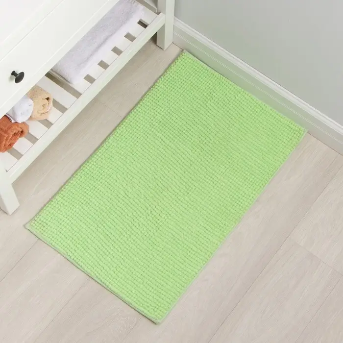 Коврик для дома Доляна &laquo;Букли&raquo;, 50&times;80 см, зелёный