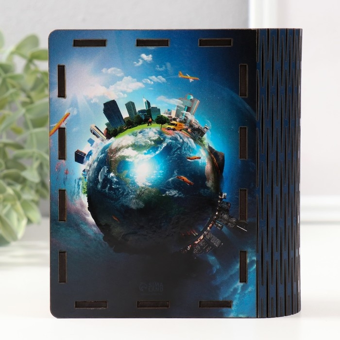 Копилка-шкатулка Копилка-шкатулка "Захват мира" 14х12х5 см