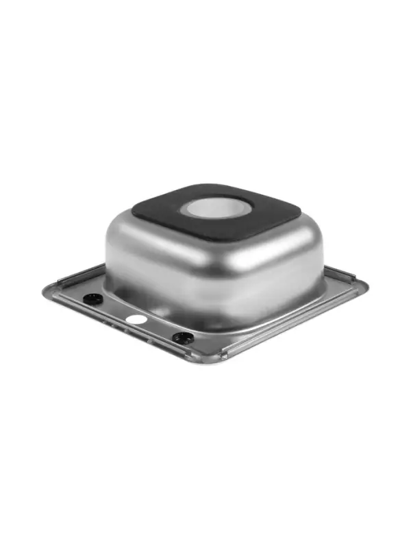 Мойка кухонная ZEIN, врезная, толщина 0.6 мм,38&times;38&times;15 см, 3 1/2&rsquo;&rsquo;, с сифоном