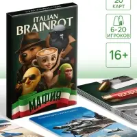 Настольная игра &laquo;Настоящая итальянская мафия Brainrot&raquo;, 20 карт, 16+