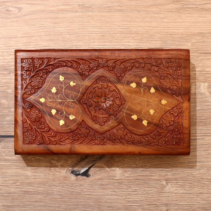 Шкатулка дерево  Шкатулка дерево "Ларец" 25х15х6 см