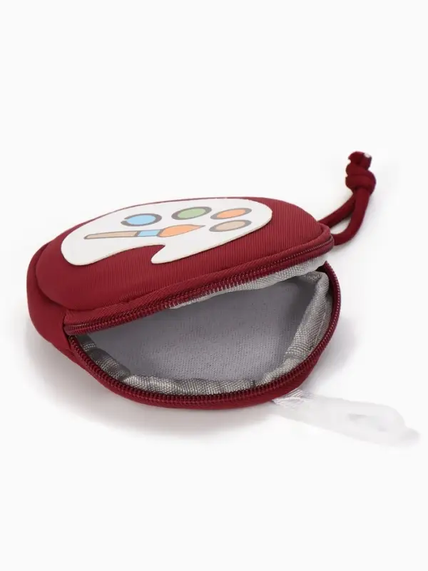 Рюкзак школьный, с кошельком, 4 кармана, 33&times;14&times;43 см, бордовый