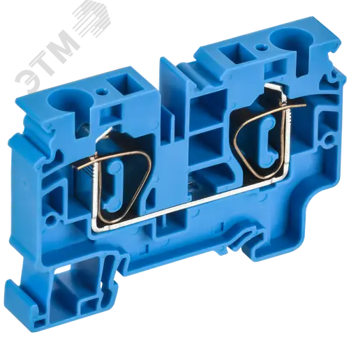 ARMAFIX Клемма пружинная CX10 BU 10мм2 проходная синяя IEK