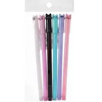 Ручка-прикол Calligrata &laquo;Котик&raquo;, чёрный стержень, гелевая, МИКС