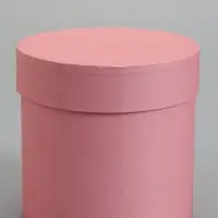 Набор шляпных коробок  4 в 1 "Пудра", 18 &times; 18 ‒14 &times; 14 см