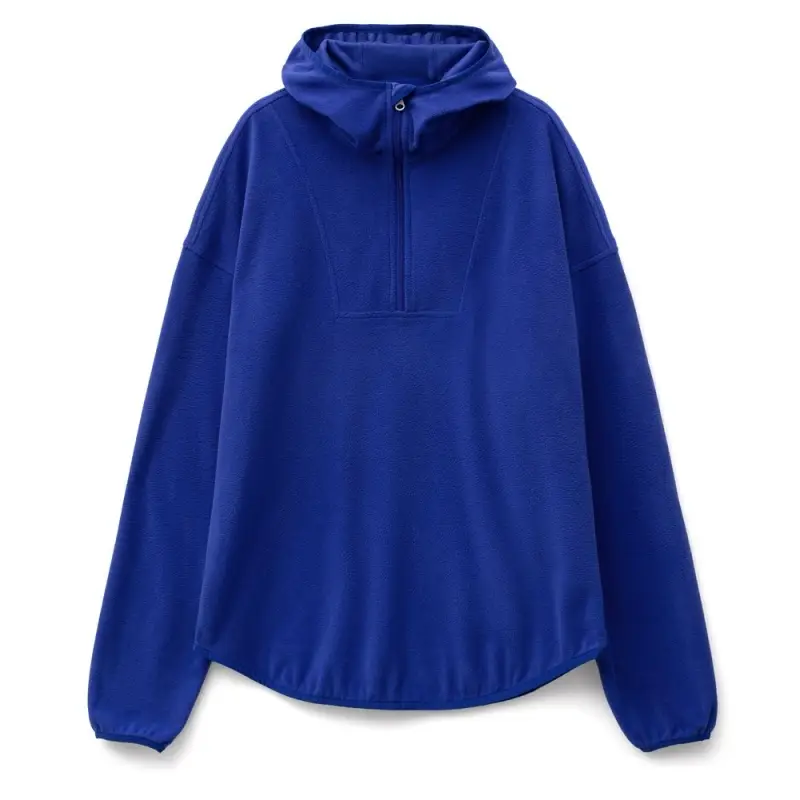 Анорак флисовый унисекс Fliska, ярко-синий, размер XS/S Анорак флисовый унисекс Fliska, ярко-синий, размер XS/S