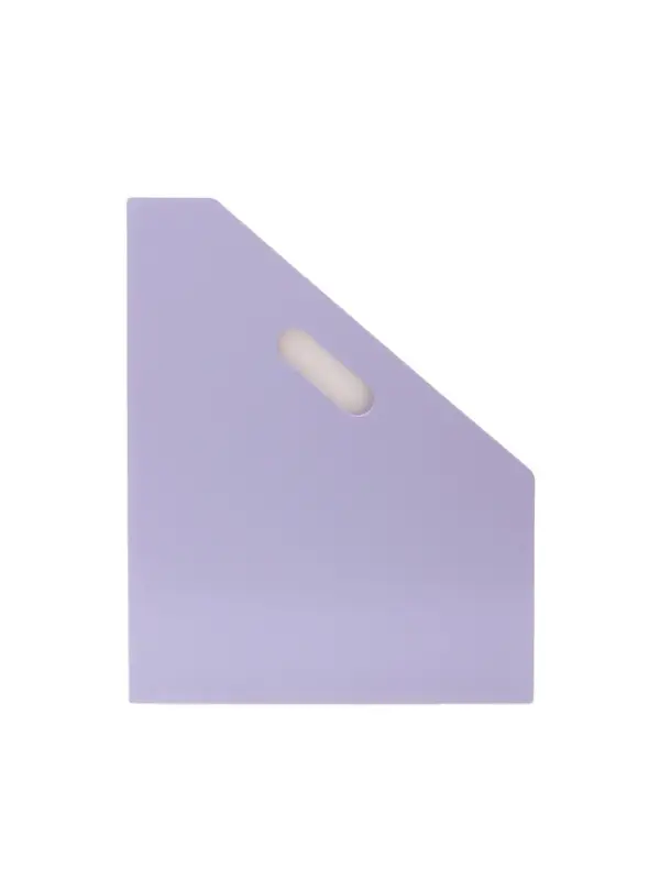 Лоток для бумаг Calligrata, А4, вертикальный, пластиковый, 12 отделений, фиолетовый