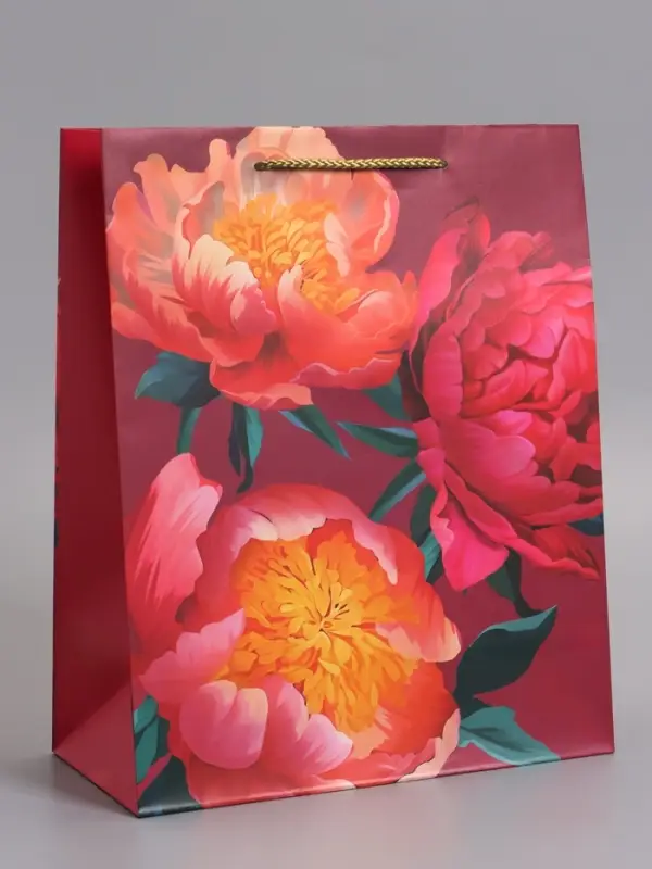Пакет подарочный ламинированный &laquo;Яркий акцент&raquo;, 26&times;12&times;32 см