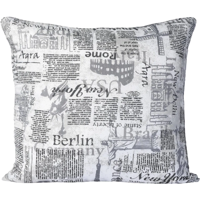 Подушка ЭКОНОМ, 70х70 чехол 100% п/э, синтепон