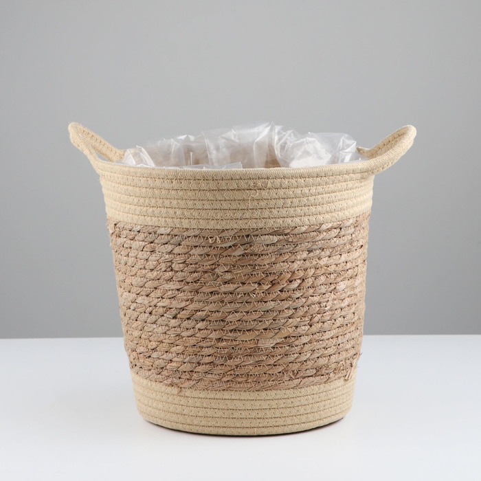 Набор корзин из  шт, D33xH30 см, D28xH27 см, D23 xH19 см, рогоз Набор корзин из  шт, D33xH30 см, D28xH27 см, D23 xH19 см, рогоз