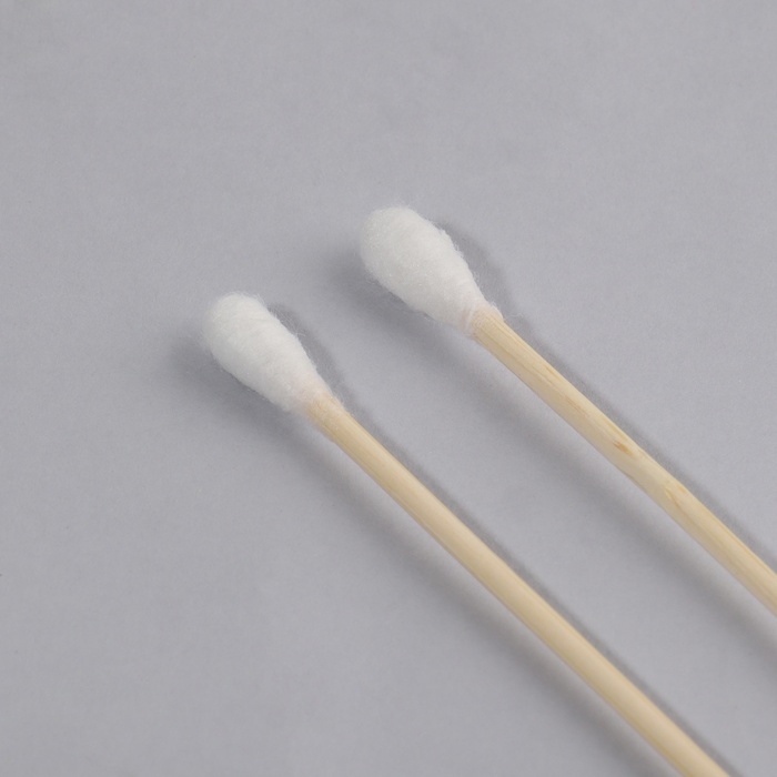 Ватные палочки на деревянной основе, биоразлагаемые, 7 см, 200 шт, в пластиковом органайзере