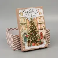 Коробка подарочная, набор 10 в 1 &laquo;Крафтовый Новый год&raquo;, 32.5&times;20&times;12.5 - 12&times;7&times;4 см