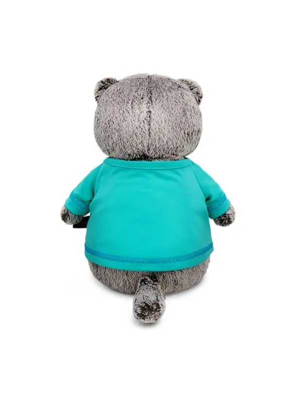 Мягкая игрушка Мягкая игрушка "Кот Басик в лонгсливе с лошадкой", 22 см Ks22-295