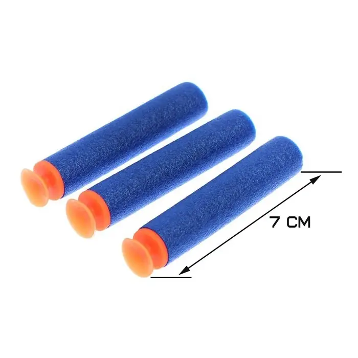 Набор мягких пуль с присосками, 10 шт., цвета МИКС Набор мягких пуль с присосками, 10 шт., цвета МИКС