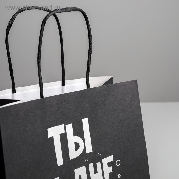 Пакет подарочный, упаковка, «На дне», 22 х 22 х 11 см Пакет подарочный, упаковка, «На дне», 22 х 22 х 11 см