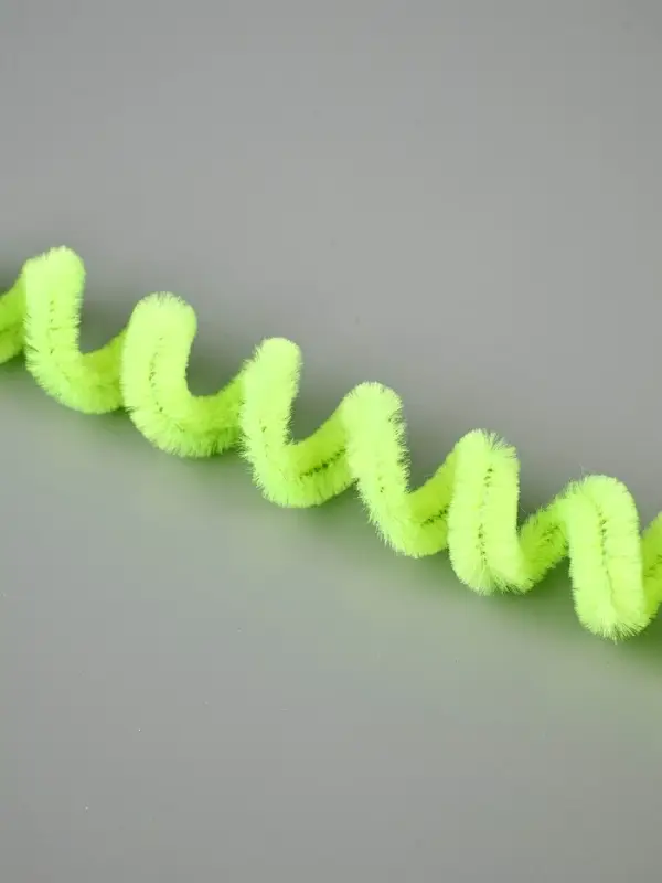 Синельная проволока набор 50 шт., зелёный неон, 30 см