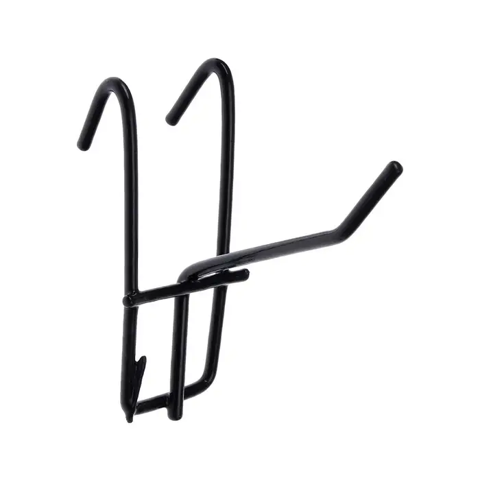 Крючок на сетку одинарный, d=3мм, L=5 см, цвет чёрный Крючок на сетку одинарный, d=3мм, L=5 см, цвет чёрный