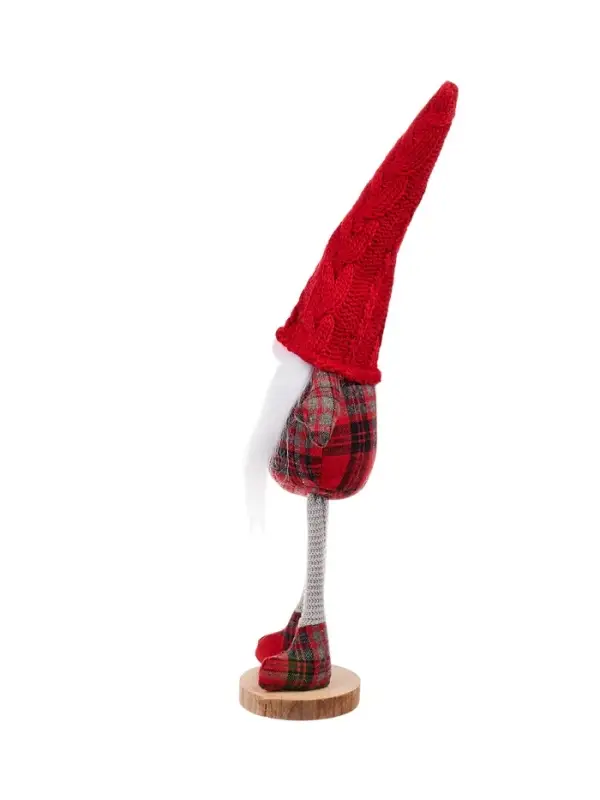 Фигура текстиль «Гном в красном» 55 см, 1 LED, от батареек AG13×3, свечение тёплое белое Фигура текстиль «Гном в красном» 55 см, 1 LED, от батареек AG13×3, свечение тёплое белое