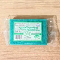 Набор губок - салфеток бытовых «Эффект», 3 шт, 13×9 см, МИКС Набор губок - салфеток бытовых «Эффект», 3 шт, 13×9 см, МИКС