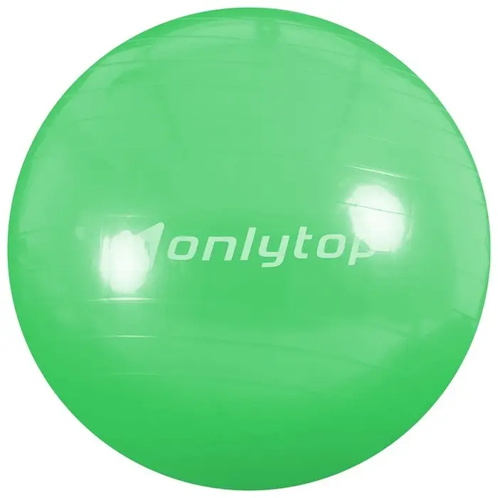 Фитбол ONLYTOP, d=65 см, 900 г, антивзрыв, МИКС