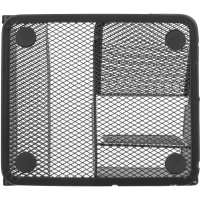 Подставка-органайзер Attache 4отд канцел/писем 130х150х73мм металл сет черн