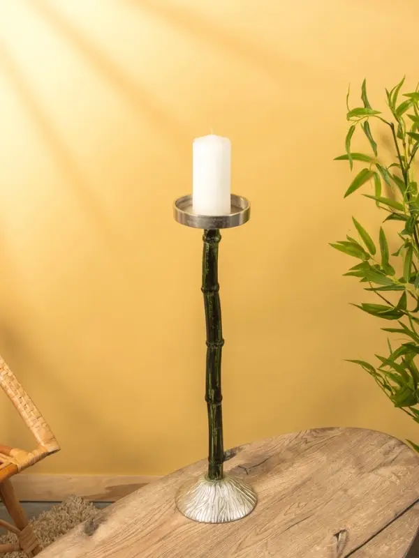 Подсвечник "Жонглёр" алюминий 16х16х62 см