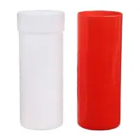 Пенал - тубус Calligrata, 40&times;195 мм, пластиковый, МИКС