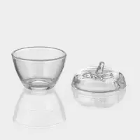 Сахарница &laquo;Яблоко&raquo;, 300 мл, 10&times;11 см, стекло