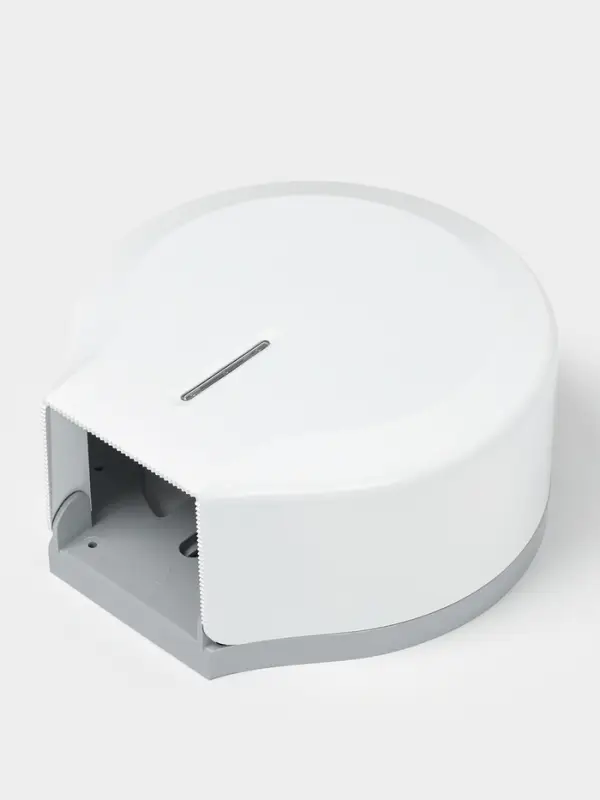 Диспенсер туалетной бумаги, пластик белый, втулка 4 см Диспенсер туалетной бумаги, пластик белый, втулка 4 см