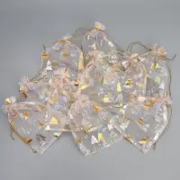 Набор мешков «С Новым счастьем!», органза, 10 шт, 16 х 24 см Набор мешков «С Новым счастьем!», органза, 10 шт, 16 х 24 см