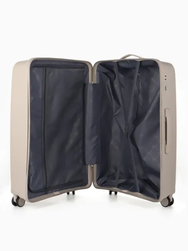 Чемодан на колёсах, 28", кодовый замок, 47&times;28&times;75 см, светло-бежевый