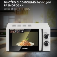 Микроволновая Печь HYM-M2043 20л. 700Вт белый