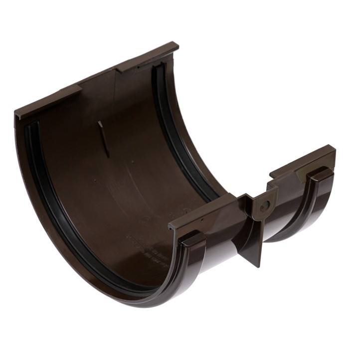 Соединитель желобов Döcke STANDARD, Коричневый, 120мм. Соединитель желобов Döcke STANDARD, Коричневый, 120мм.