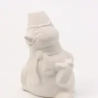 Фигурка декоративная &laquo;Снеговик&raquo;, неокрашенная, 11&times;7&times;5 см, белая